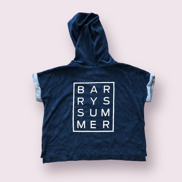 (3/$15) barry’s bootcamp • terry cloth sweater - Picture 1 of 3